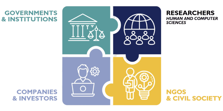 Children interacting with technology